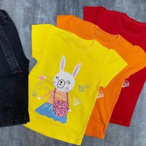 تی شرت شلوارک لی خرگوش کیف